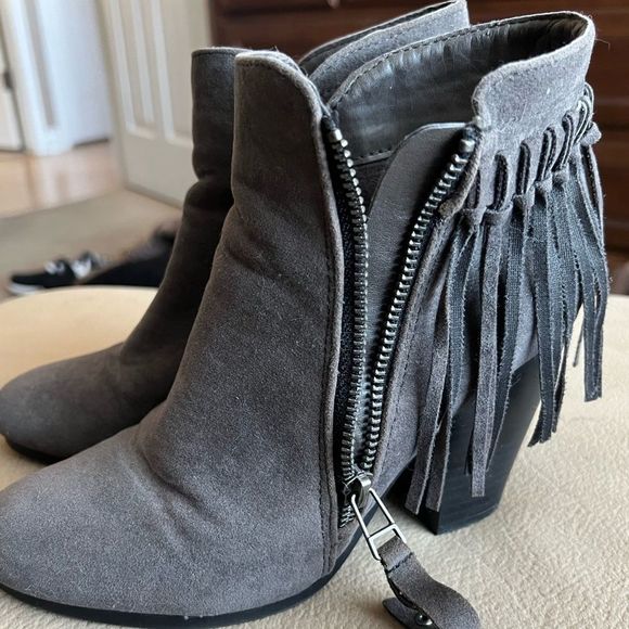 Brand New Fringe Booties - Picture 5 of 7